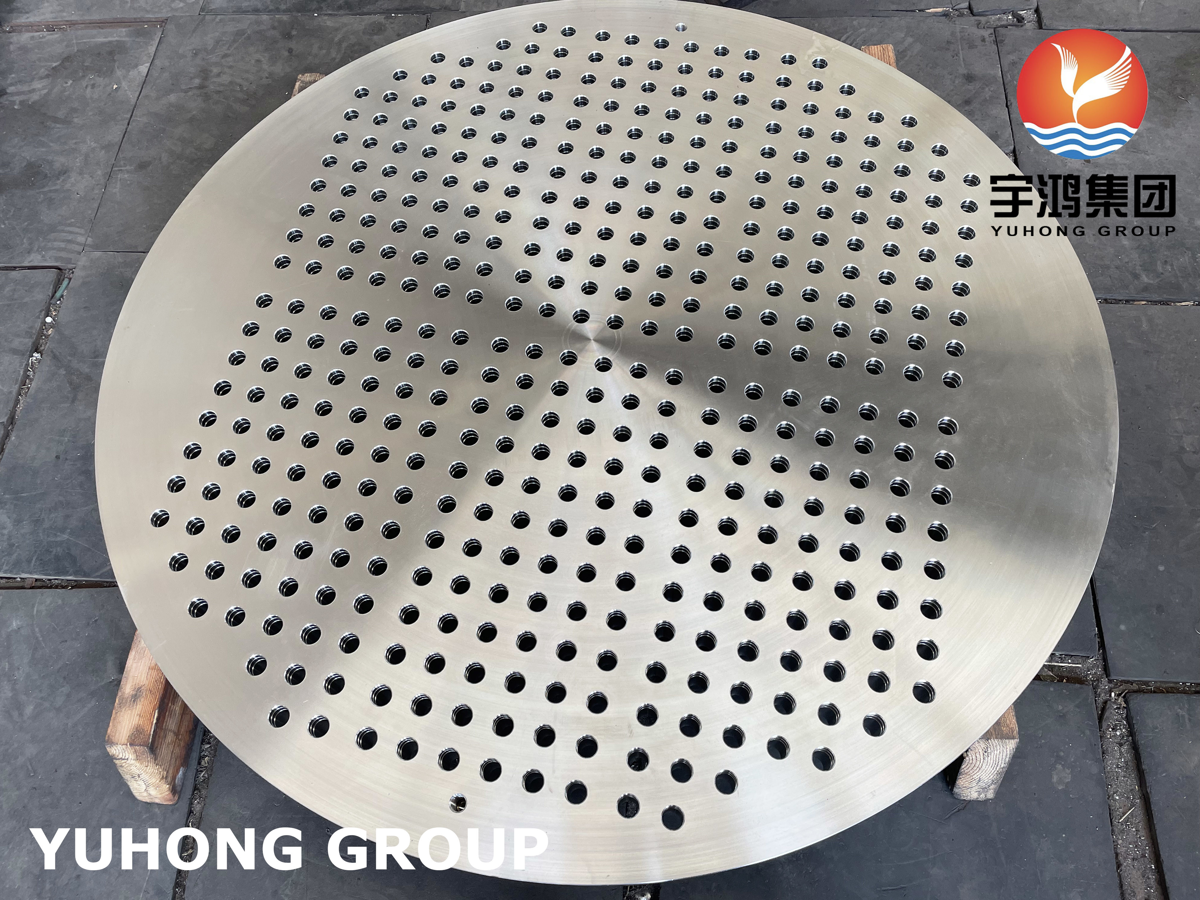 ASTM A182 F316L (1.4404) Stainless Steel Forged Tubesheet For Heat Exchanger