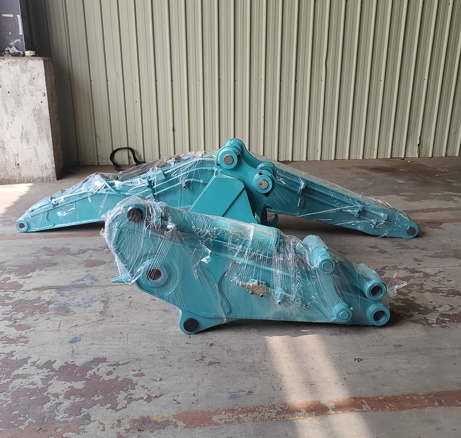 Shorten Heavy Duty Excavator Rock Boom And Arm Digging Tunnel Digging Basement