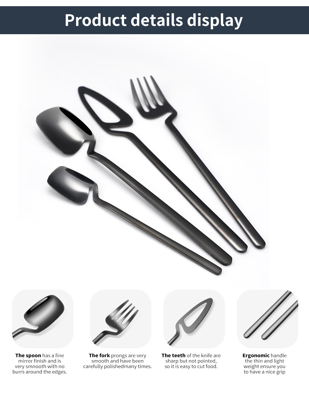 Stainless Steel Cutlery Set 24 Piece Wall-mounted Tableware Set Western Restaurant Hotel Set Gift Box