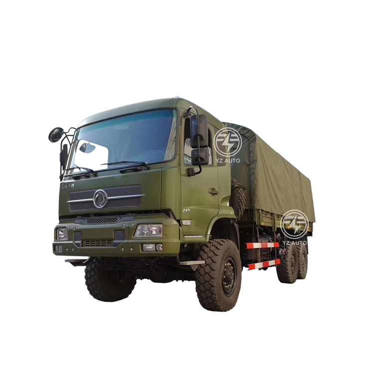 Single Cab 6x6 Off Road Vehicle Carrier LHD Troop Carrier with Euro 3 Emission Standard
