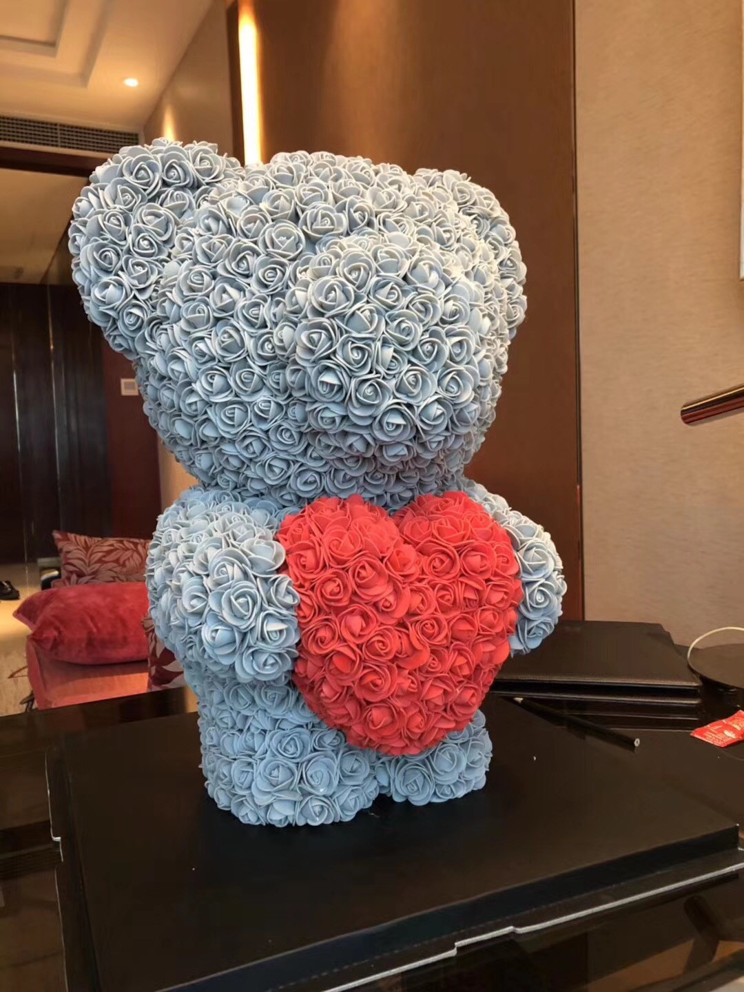 Popular and Premium wholesale Foam/PE Rose Bear For Valentines Day Gifts