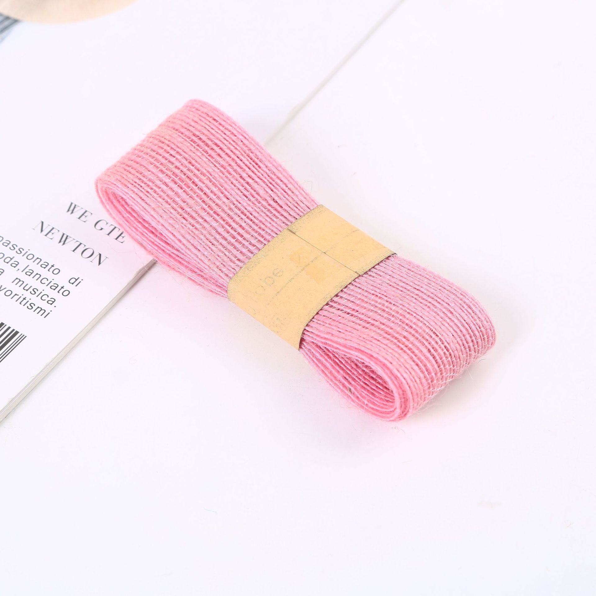 Orang Red Green Jute Burlap Ribbon Multi Purpose Thin Burlap Ribbon