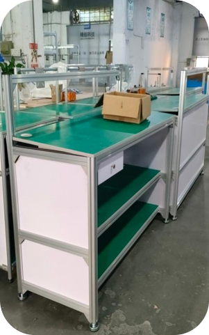 Promoting Recycled Aluminium Profiles Lean Assembly Line with Easy Assembly and Specialised Connectors