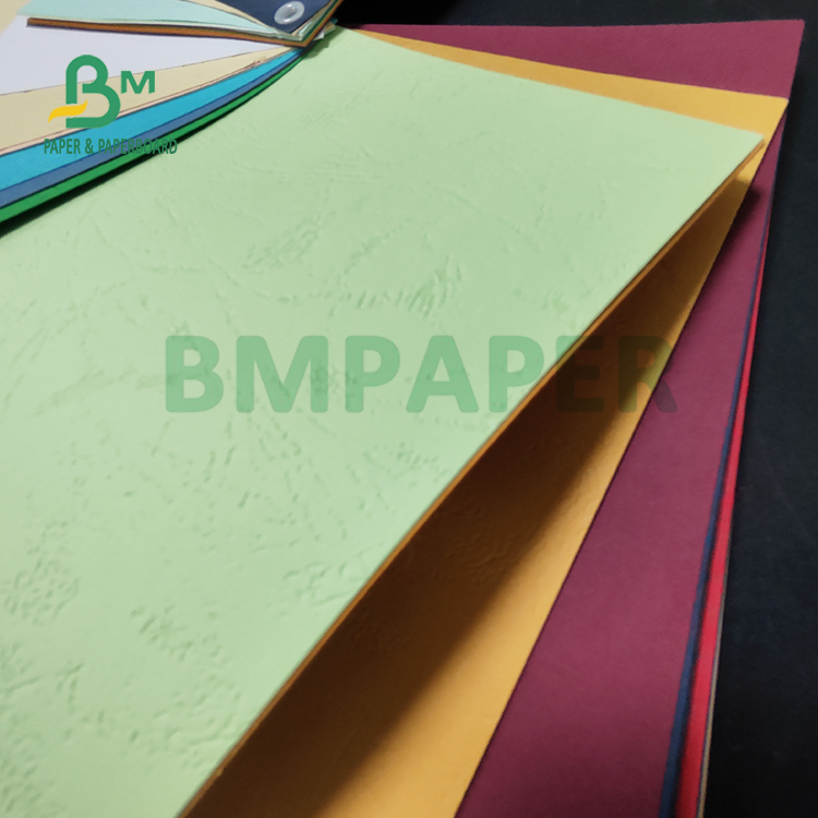 110gsm 150gsm Multi Color Textured Paper Cover For Binding Book 72 x 102cm