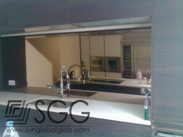 6mm kitchen mirror splashback