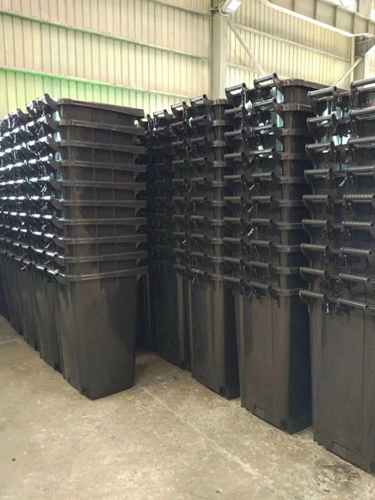 1100L ISO9001 Recycling Storage Bins , OEM recycled plastic storage boxes