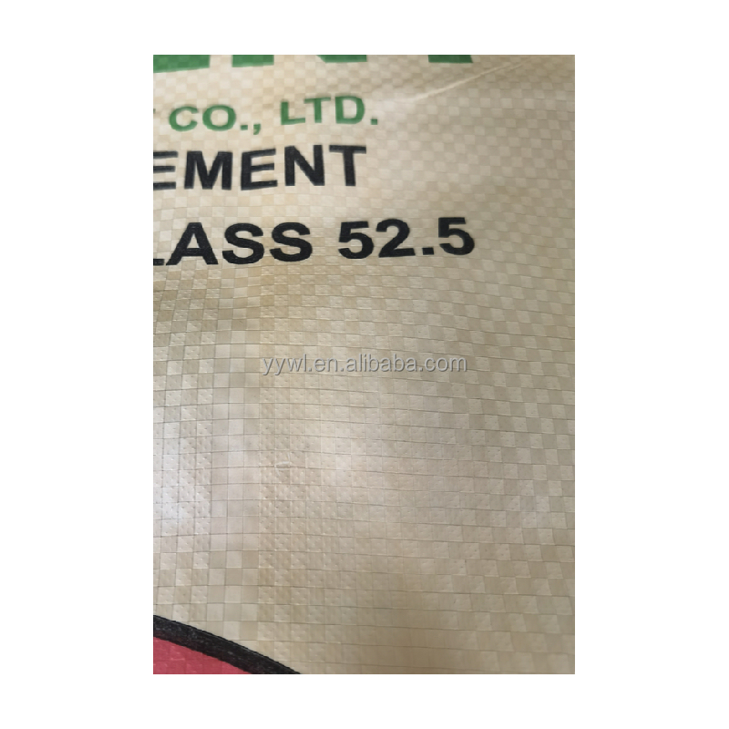 20kg 25kg Plastic PP Woven Block Bottom Valve Cement Bag PP Valve Square Bottom Valve Bag