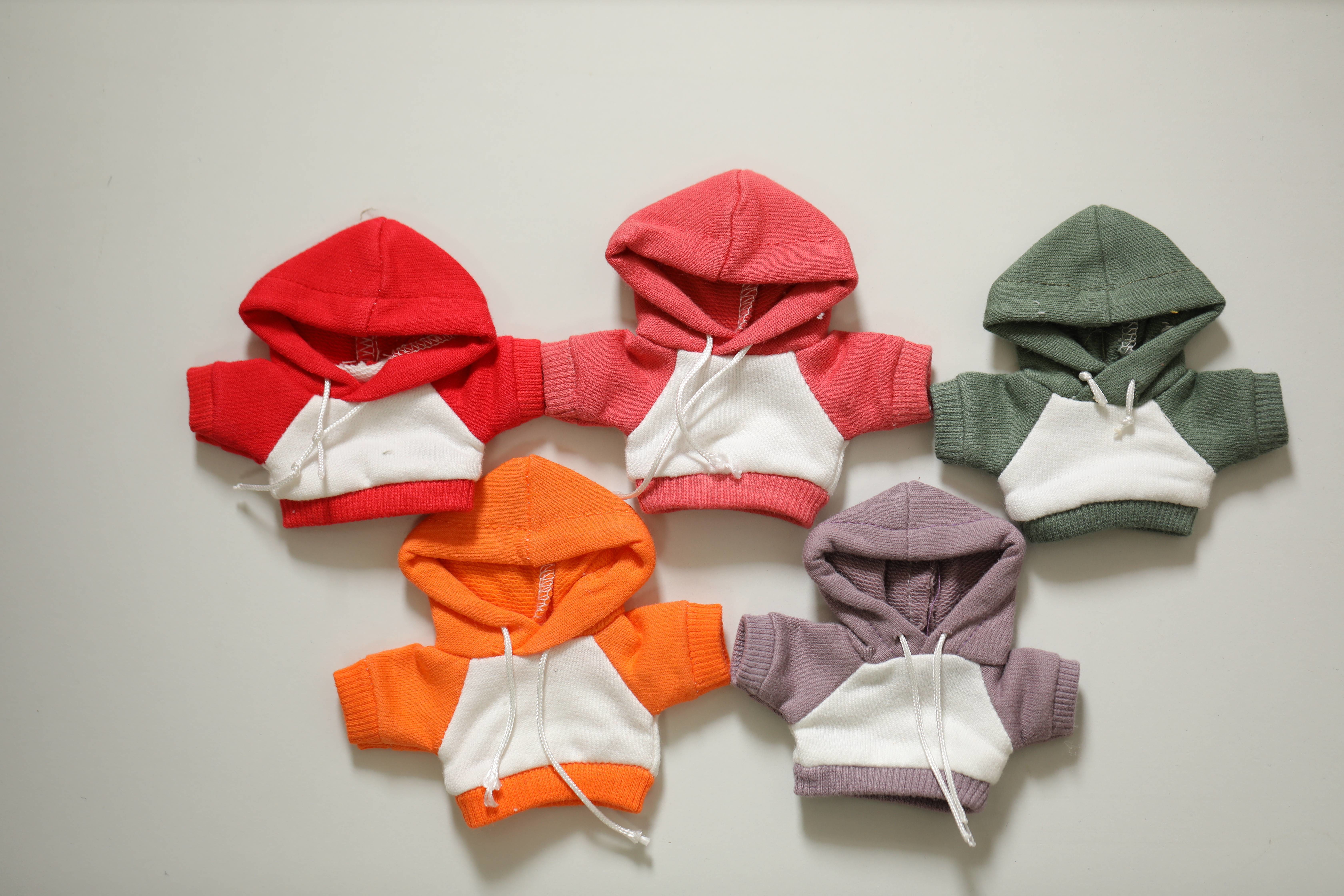 customizable 12cm Bear Doll Clothing SQ-01 Cotton Material Unisex