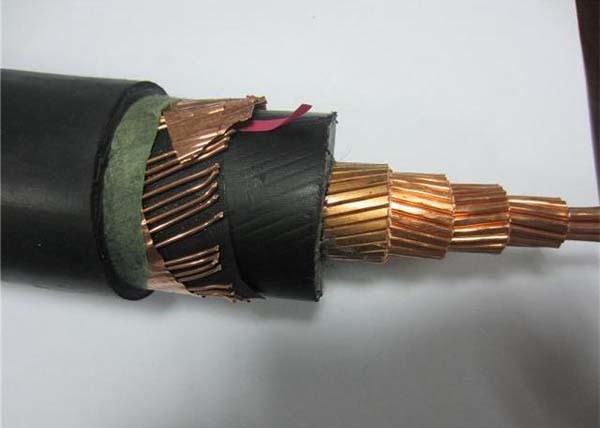 Copper / AL XLPE PE NA2XSY Copper wire+Tape Metallic Screen 630 Sqmm Medium Voltage Power Cables