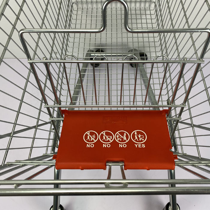 CE Durable Q195 Steel Grocery Shopping Trolley Large Shopping Cart