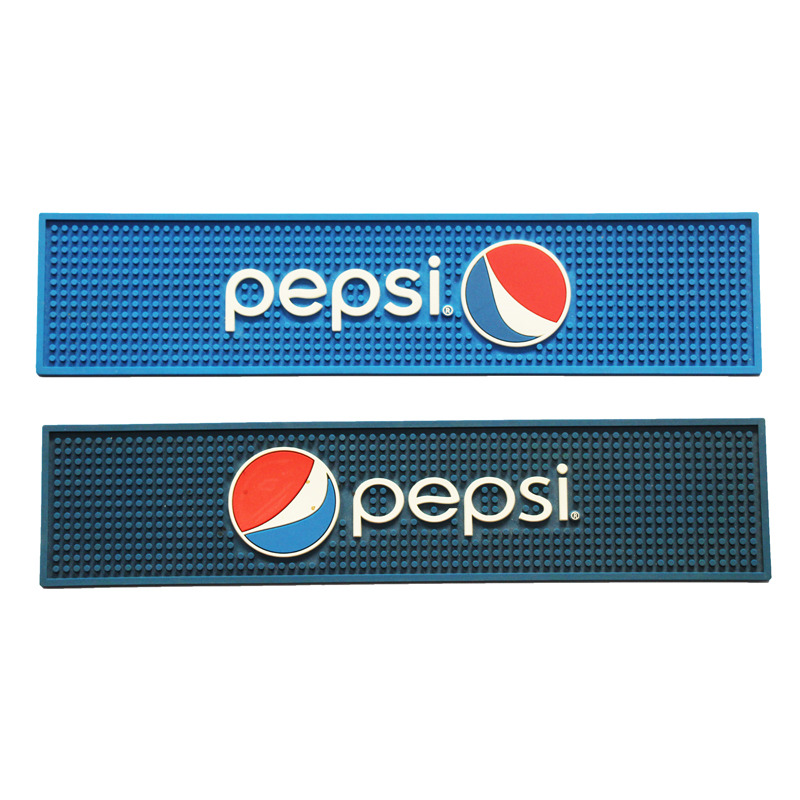 Minglu BM-004 Custom rubber  Beer Professional Bar Mat Spill Mat Rail Drip Mat