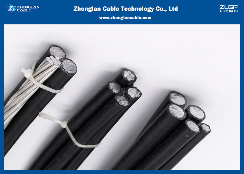 1kv Quadruplex Service Drop Cable Aluminum Overhead Insulated Cable Abc Icea S-76-474