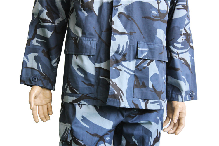 Camouflage Kuwait BDU Military Uniform Polyester Cotton Fabric Waterproof For Army