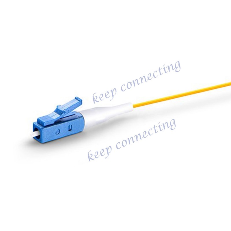 Singlemode SM LSZH/PVC Jacket Low IL LC UPC Fiber Optic Pigtail for High Bandwidth Needs