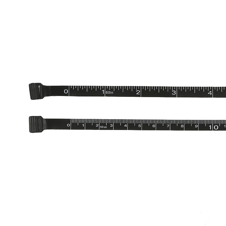 Wintape Wholesale Bulk Hight Quality Retractable Black Body Tape Measuring Tools With Platic Tab For Promotion Gift