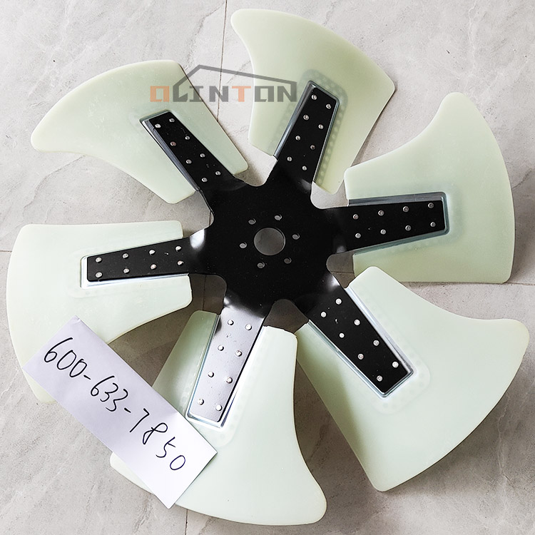 Construction Machinery Accessories 6D125 6D140 Excavator Fan Blade 600-633-7850