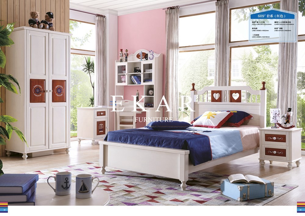American Countryside Style Single Bed Children Bed