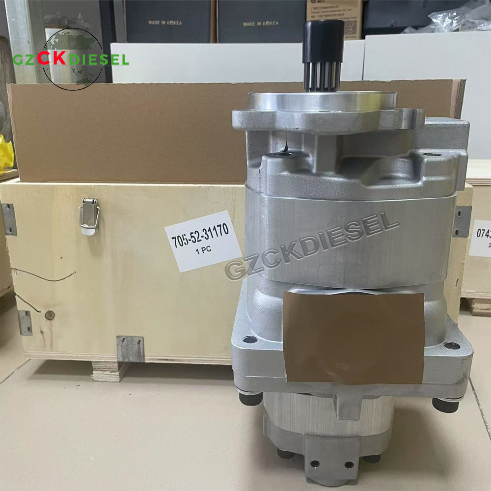 Hydraulic Gear Pump 705-52-30490 705-52-31170 705-52-31130 705-55-34160 For Komastu Loader WA500-3 WD500-3 HD605-7 WA320-3