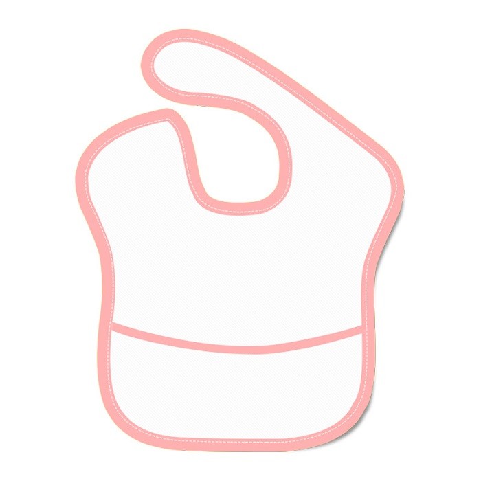 Personalized Blank Polyester Sublimation Bibs For Babies