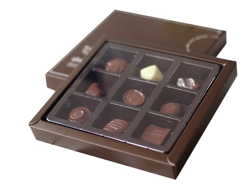 Luxury Cookies CMYK PMS Chocolate Packaging Box FSC Decorative With Lids