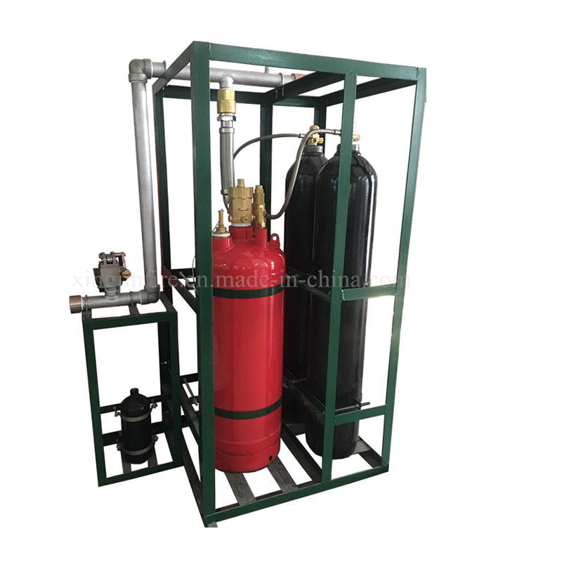 Easy To Install 90Ltr FM200 Piston Flow System With Electrical Manual Starting Mode