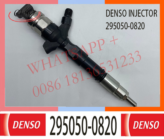 295050-0820 Common Rail Diesel Fuel Injector 23670-39385 23670-30380 For Toyota Dyna 1KD