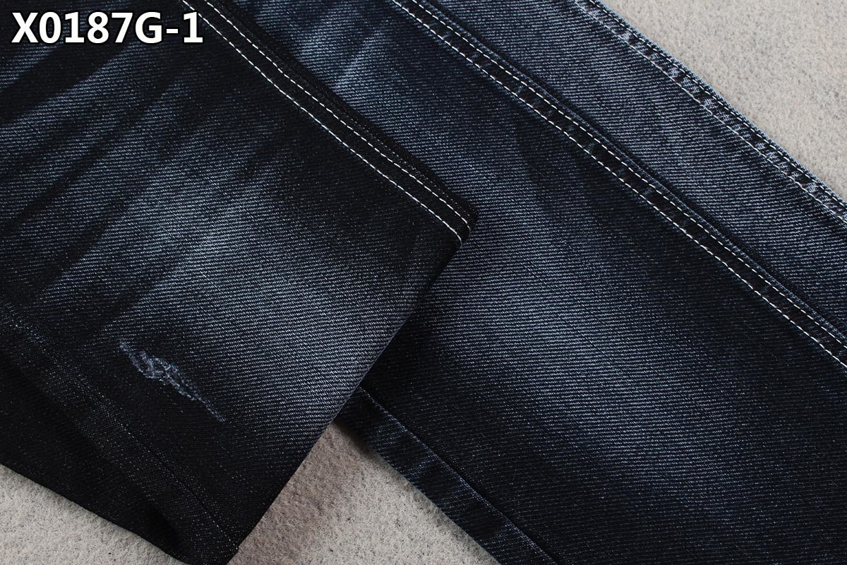 Left Hand Twill Denim Jeans Fabric Texture Cloth Roll For Women'S Wear