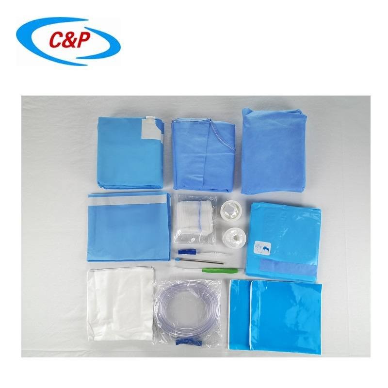 Hospital Clinic Blue Dental Surgical Drapes Pack Customized