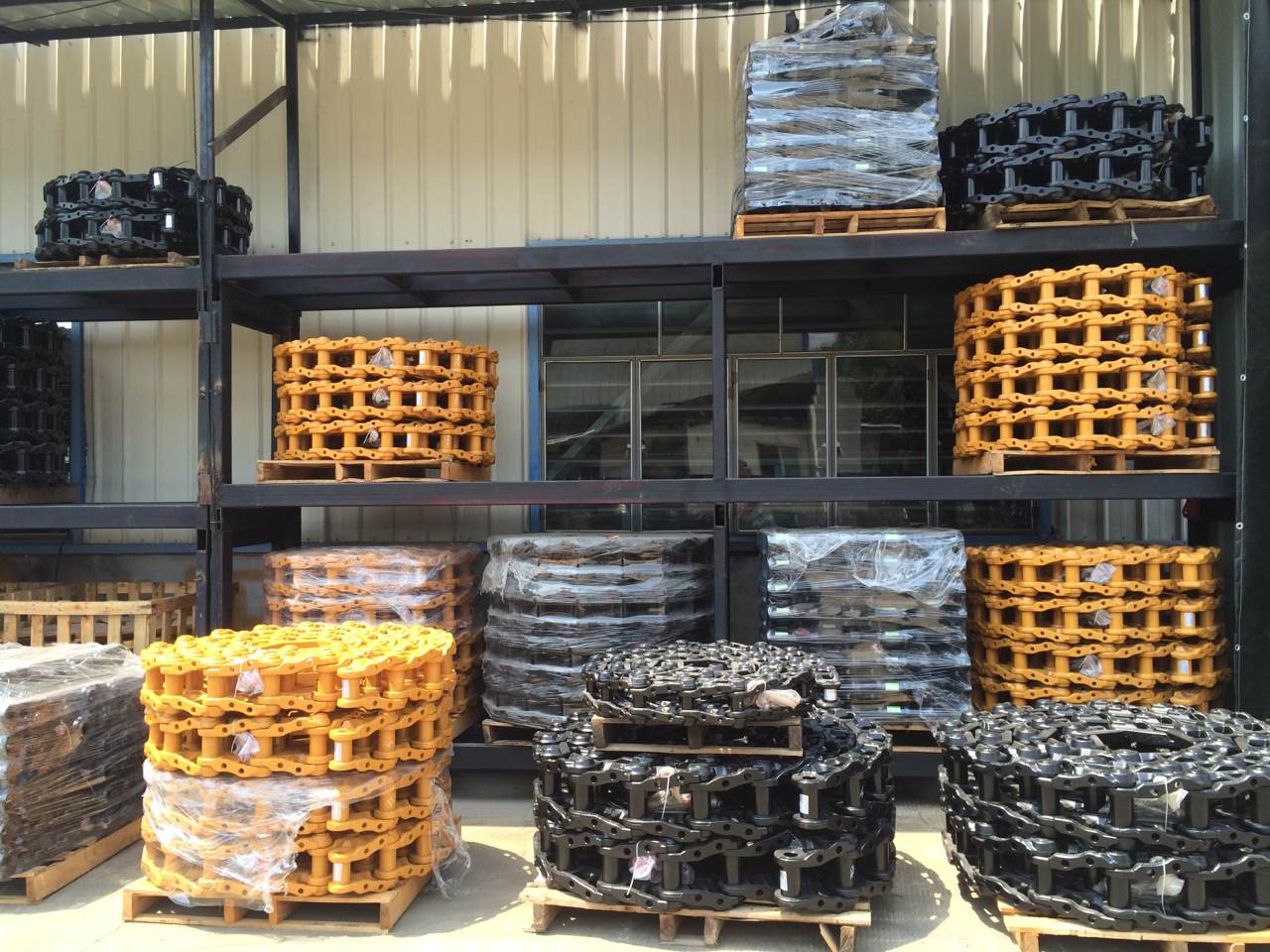 Black Yellow CR5534 CR5545 Bulldozer Track Link Chain For John 850JLGP
