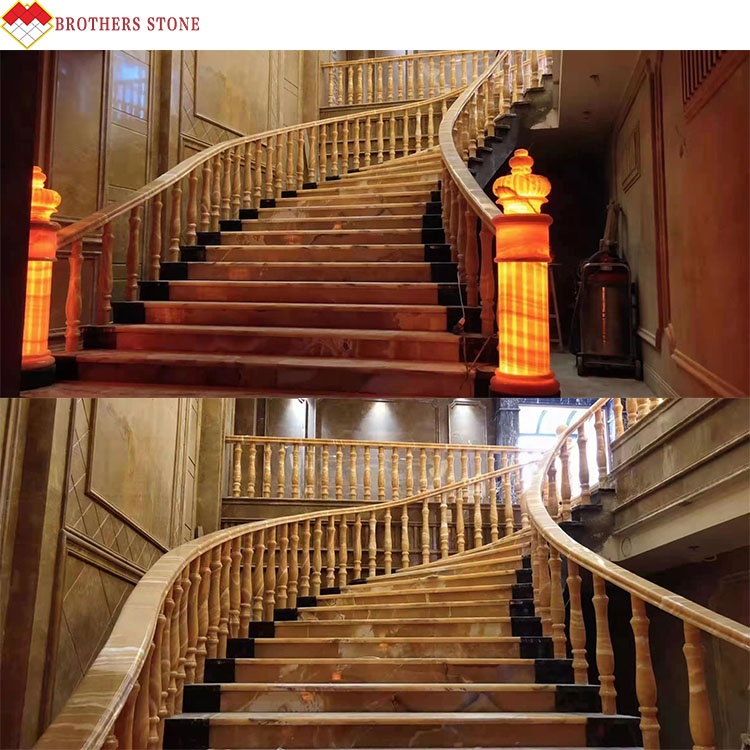 Good Marble Stone Handrail Balustrade Design for Porch and Balcony FOB/CNF Delivery Terms