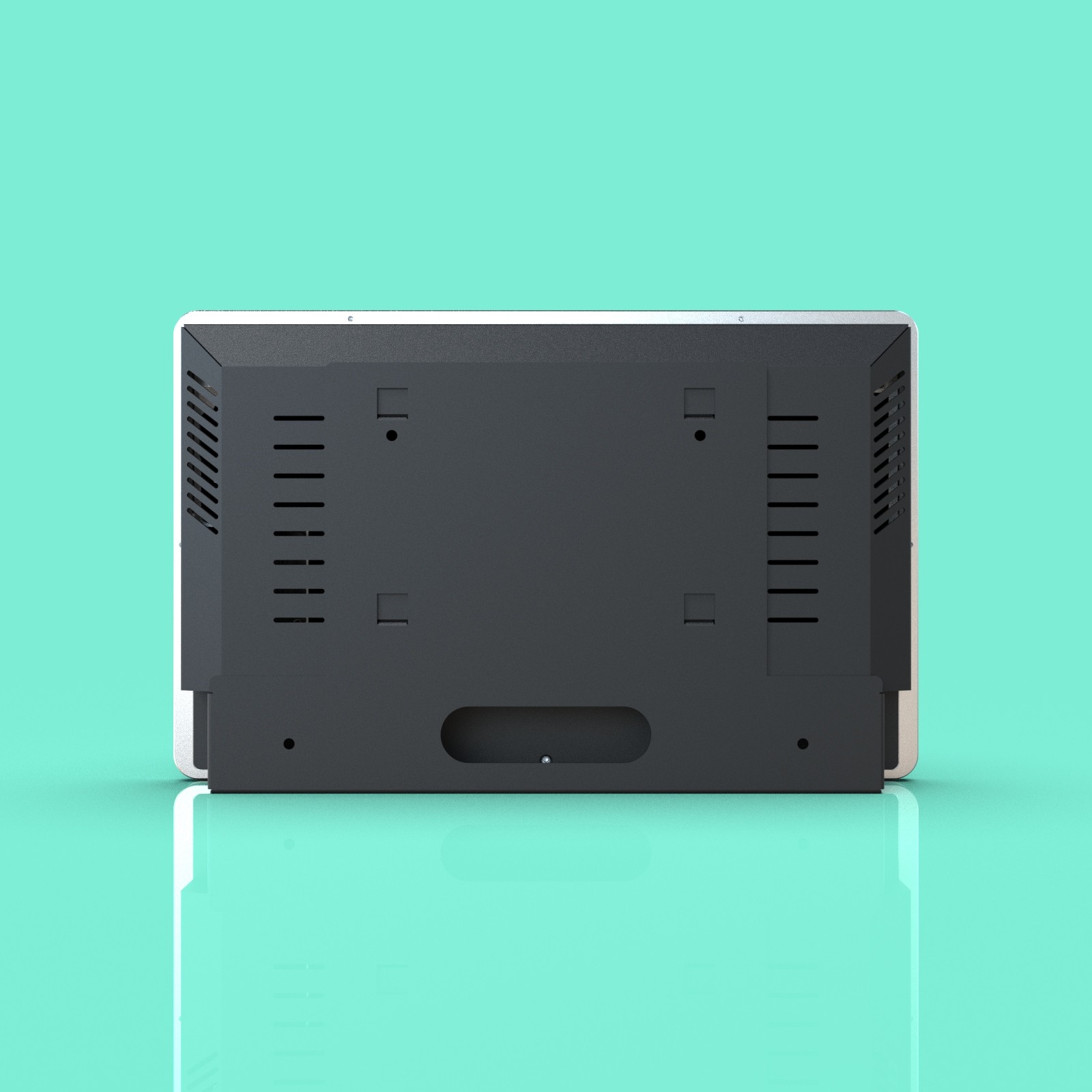 JP1110 Horizontal Wall-Mounted Finger Vein & Face Recognition 10.1-inch Biometric Face Scanner Access Control Terminal