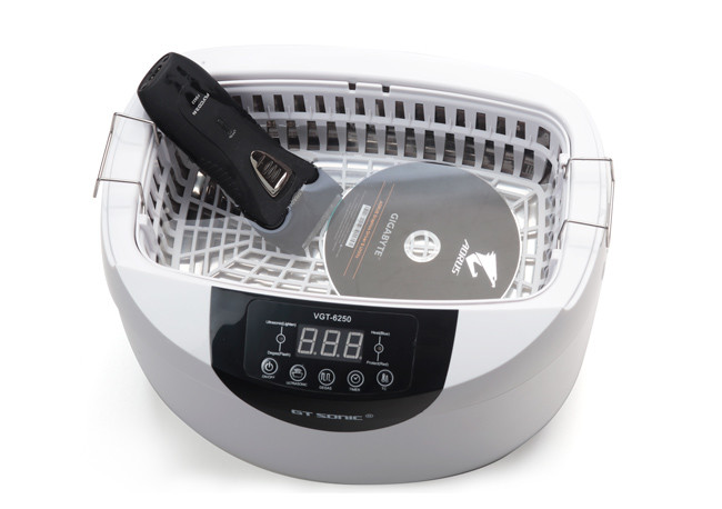 65W Mini Ultrasonic Jewelry Cleaner , Digital Timer Compact Ultrasonic Cleaner