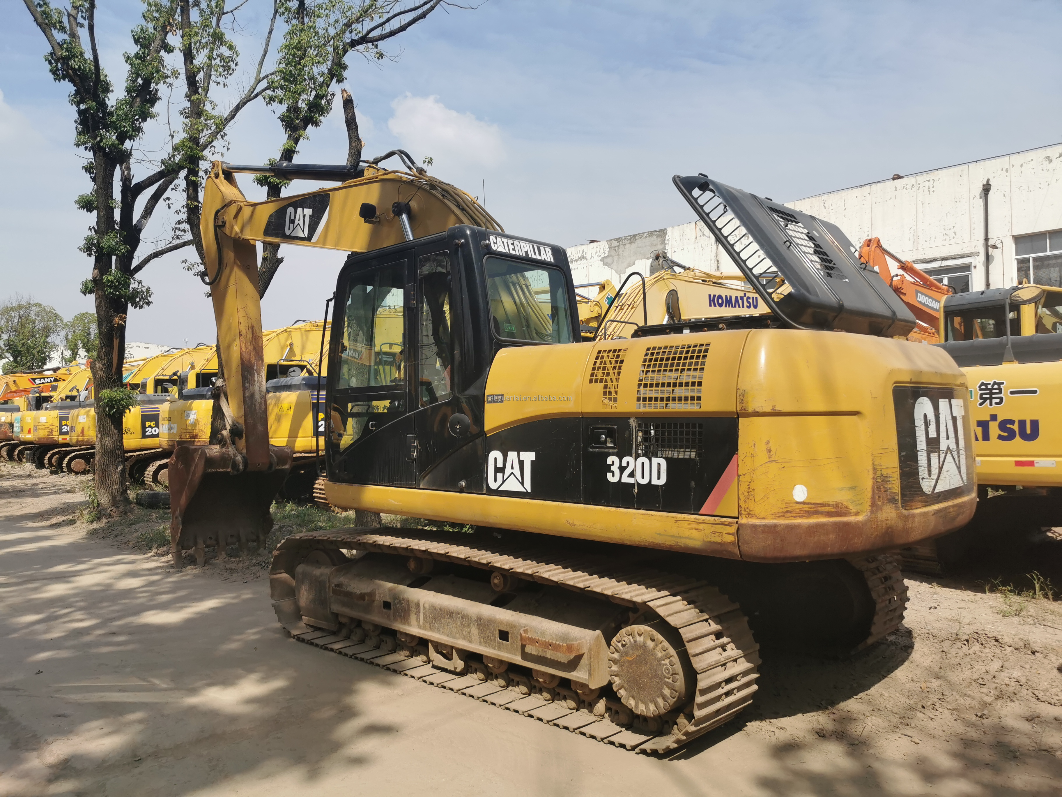 110KW Original Hydraulic Valve CAT 320C Excavator Strong Power Soft Steel Body
