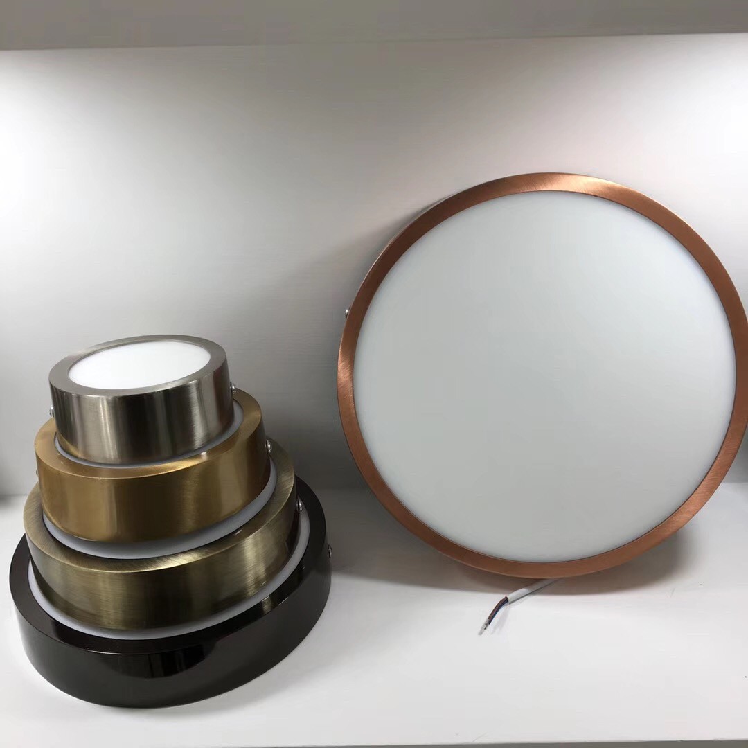 Aluminum + PS Dimmable LED Panel Light 18W Surface Mounted 1620LM 3000K 80Ra