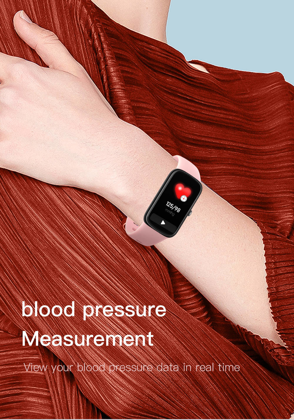 Women ABS Bluetooth Smart Wristband 11 Sport Model Music Control Weather Display
