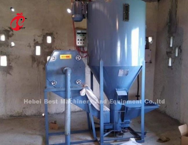 High Efficiency Animal Feed Processing Machine Mixer And Crusher Combine Machine Iris
