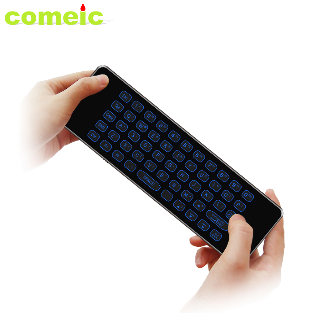 Mini RF Wireless Fly Air Mouse Remote Control Backlit Keyboard Onida Samsung Lg Smart TV
