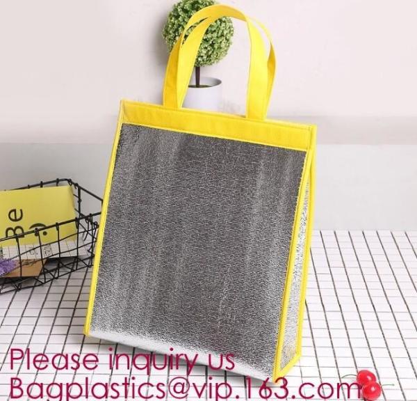 Customized logo printing insulated food delivery cooler bag,wholesale waterproof