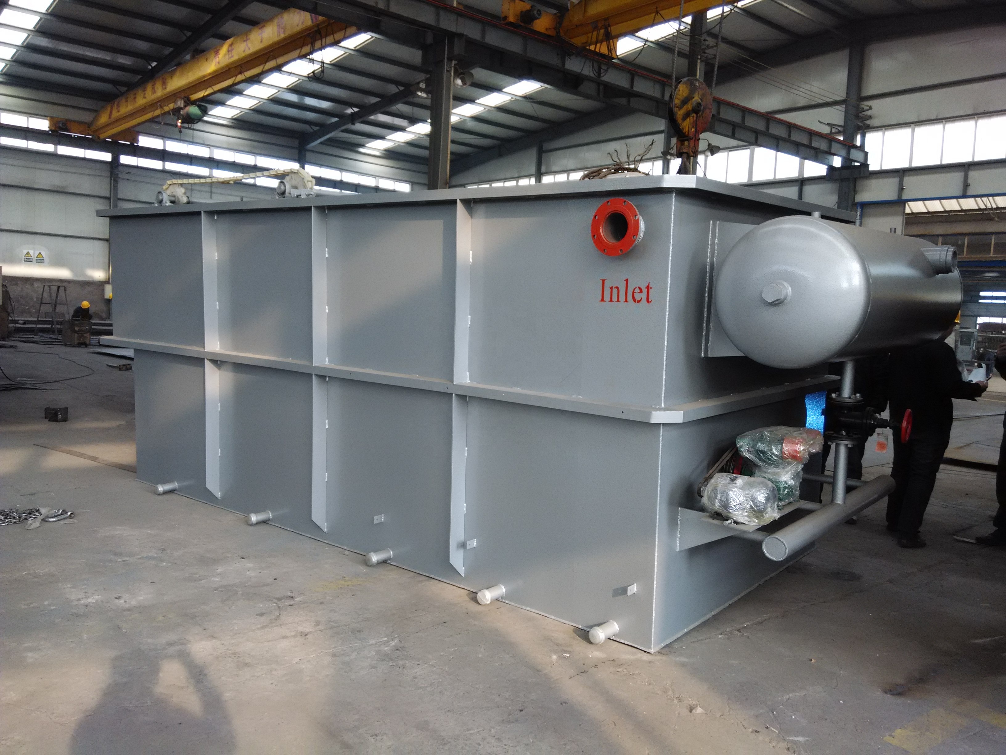 Silver/Green Sewage Separation Pretreatment with Dissolved Air Flotation Machine