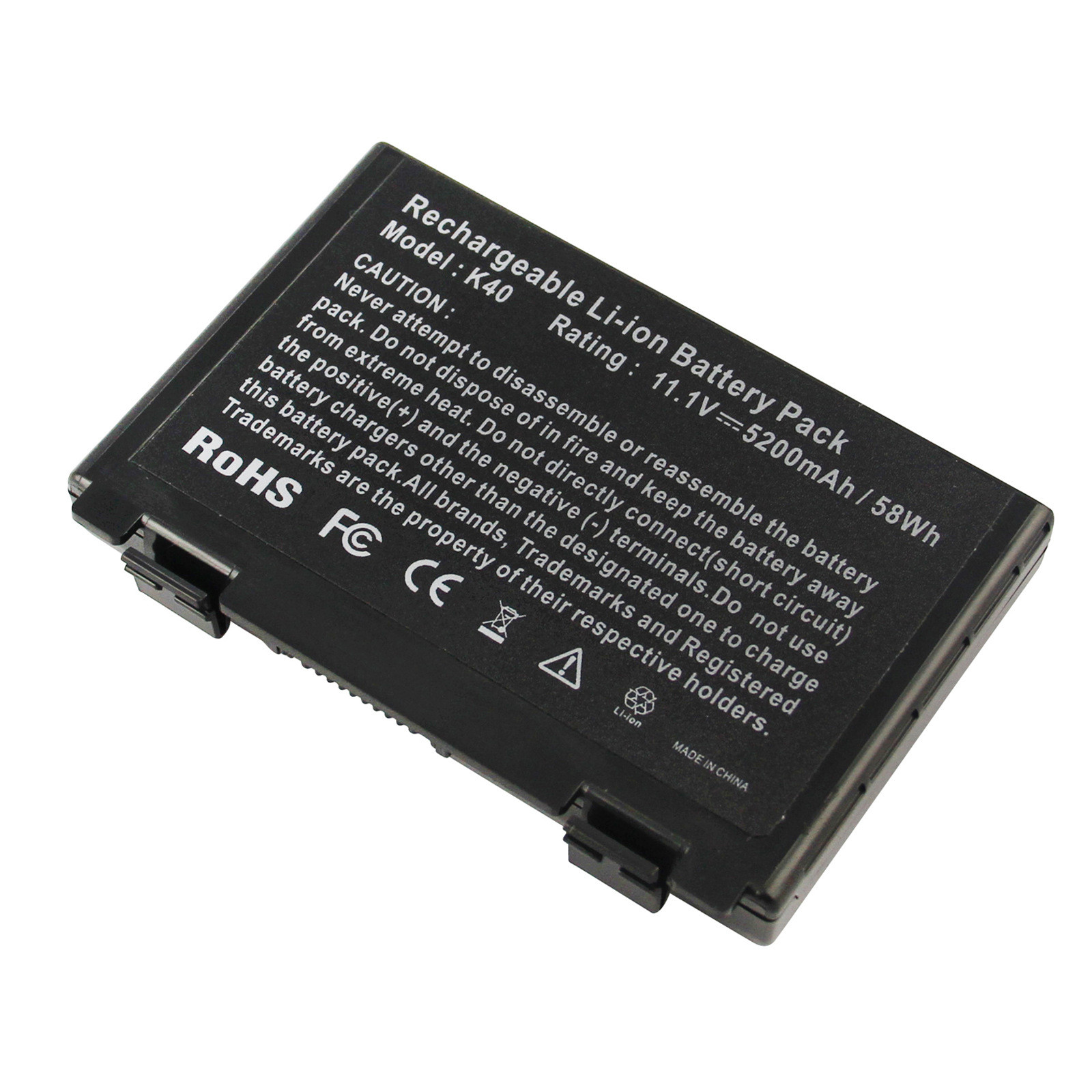 Rechargeable 11.1 V 5200mAh Custom Lithium Battery Packs