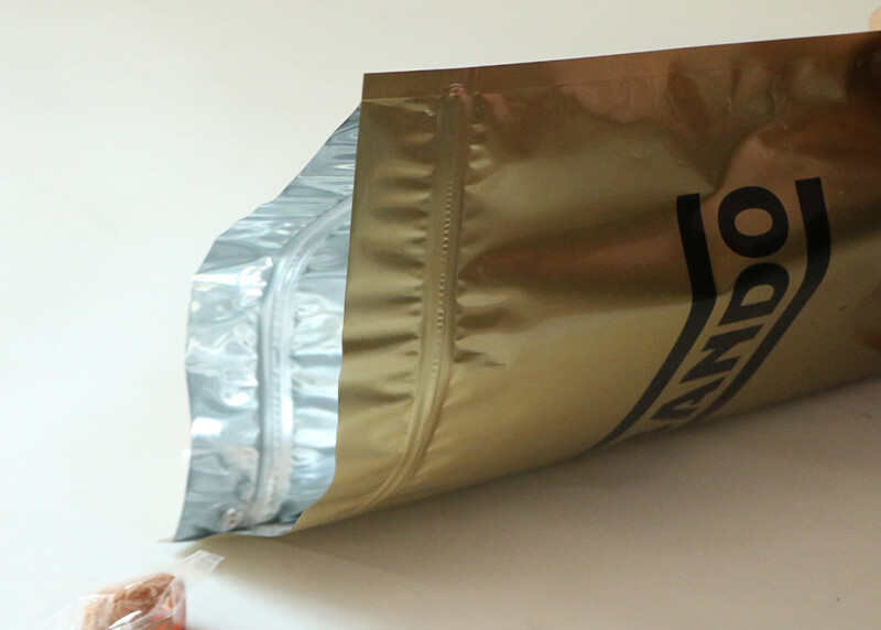 Glossy 3 Side Seal Plastic Pouch Packaging / Aluminum Foil Packaging Bags