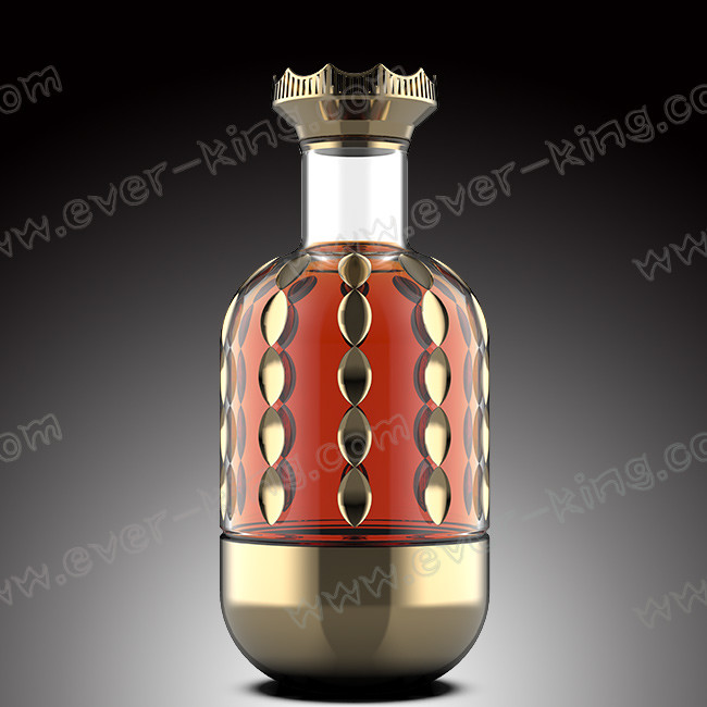 750ML Durian Shaped Flint Glass Spirit Bottles