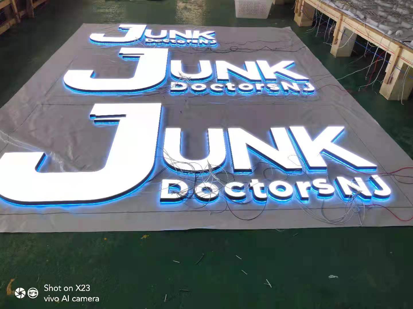 Led 3D Acrylic Logo outdoor Led Letter Backlit Electronic Signs