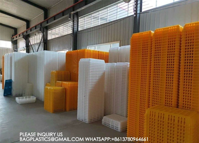 Plastic Poultry Transport Cage Transport Box Transportation Crate Chicken, Duck, Goose Cage