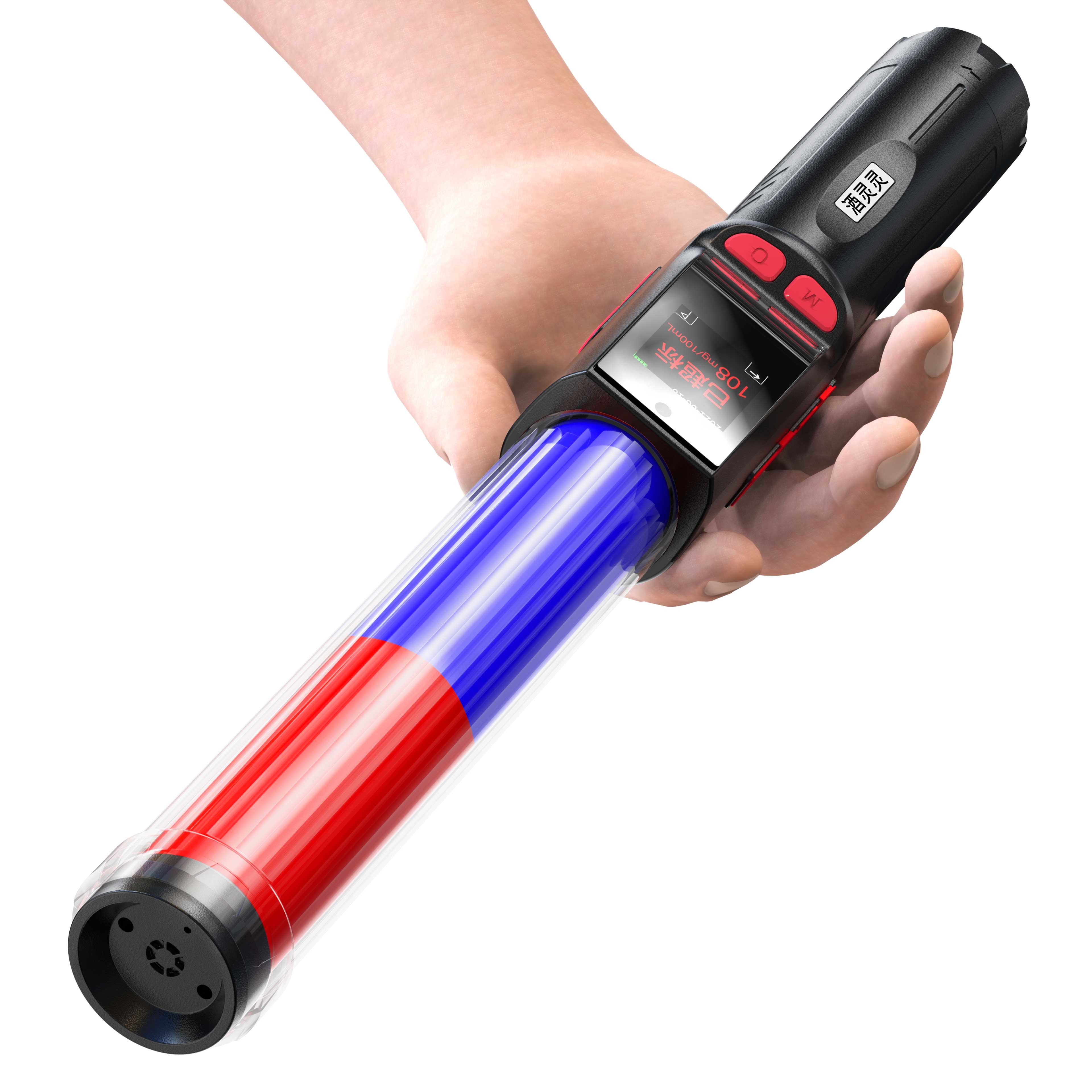 Waterproof Baton Workplace Breathalyzer Tester With TYPE C Charging Interface
