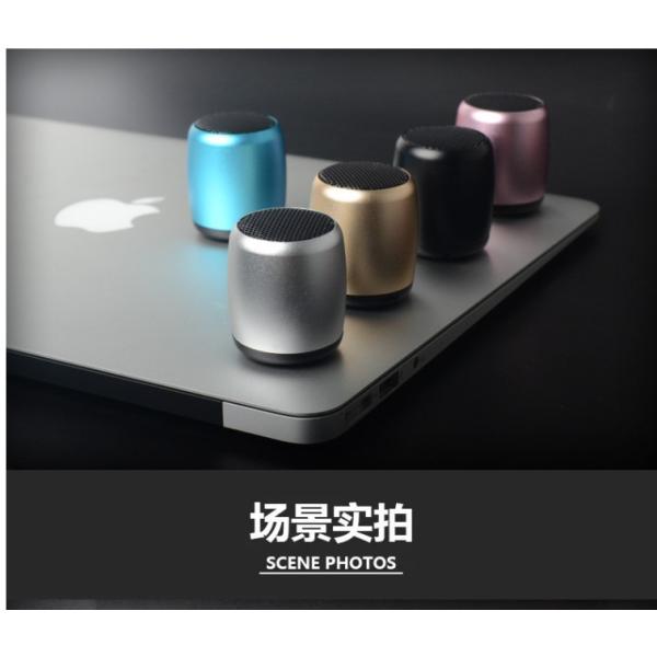 BM3 Metal Mini Egg Bluetooth Speaker Portable Bass Stereo Music Sound With Mic Shutter Button Multi-Function