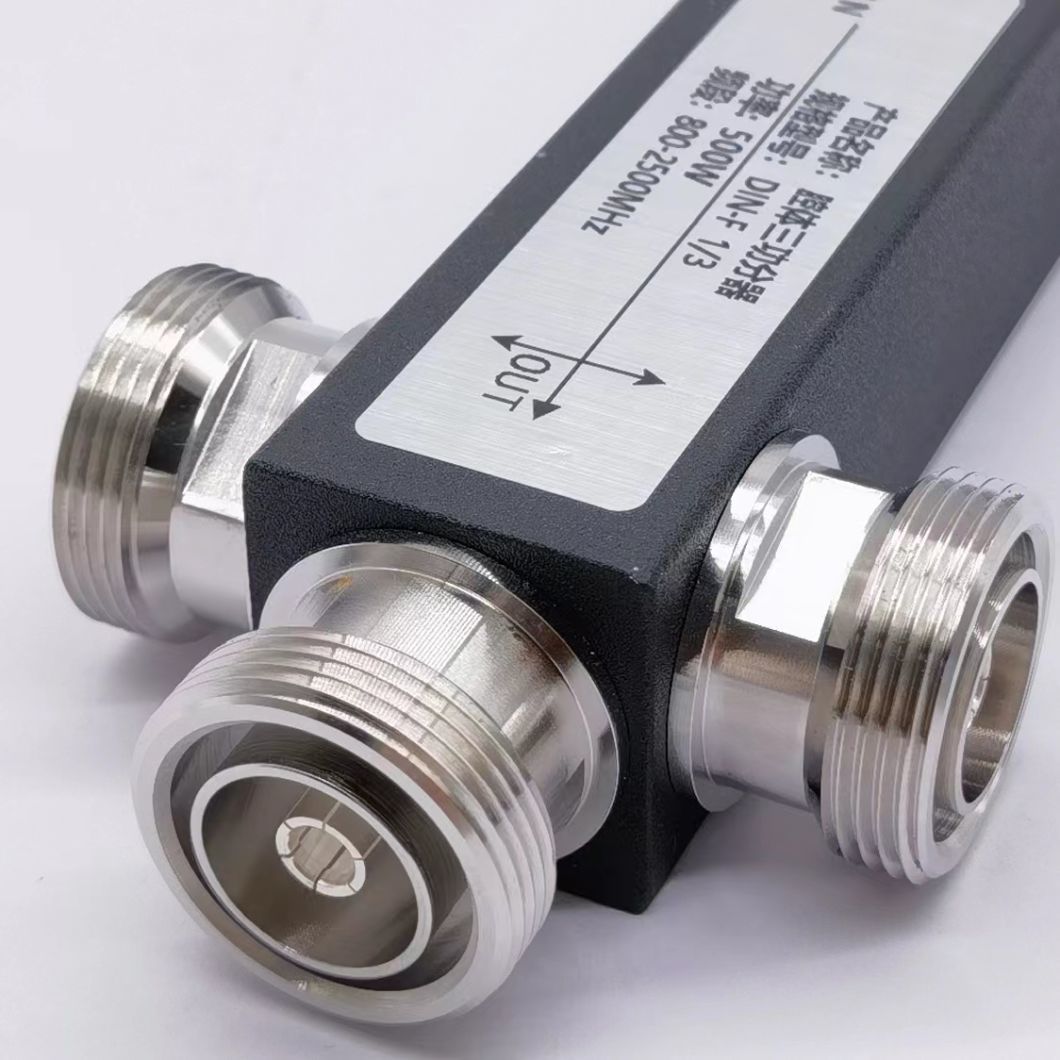 High Performance RF 2 Way Power Splitter 100W 350-3800MHz with SMA Female Connector Type 2 Way Power Splitter Widely Used for Base Station