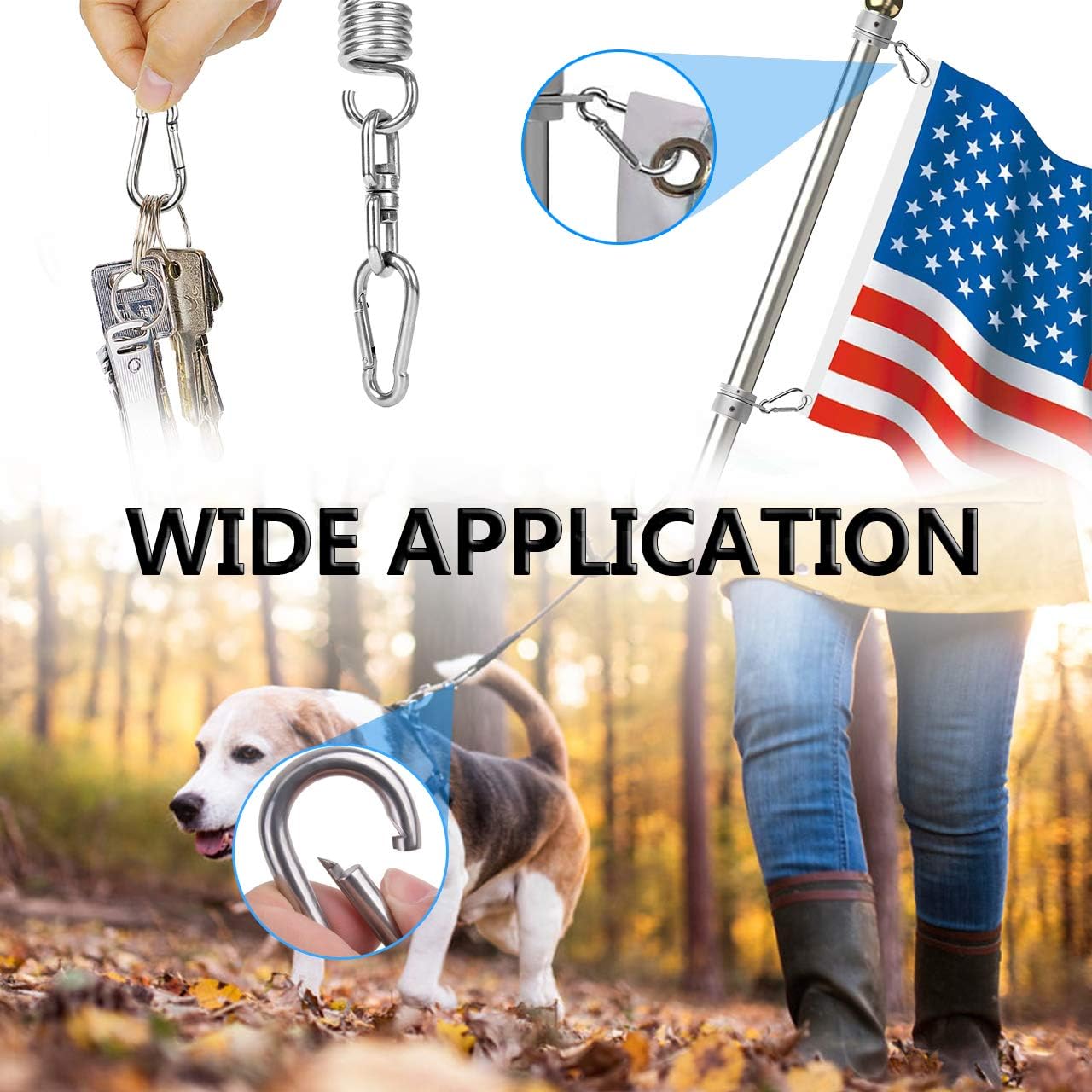 Polished Finish Quick Link Carabiner