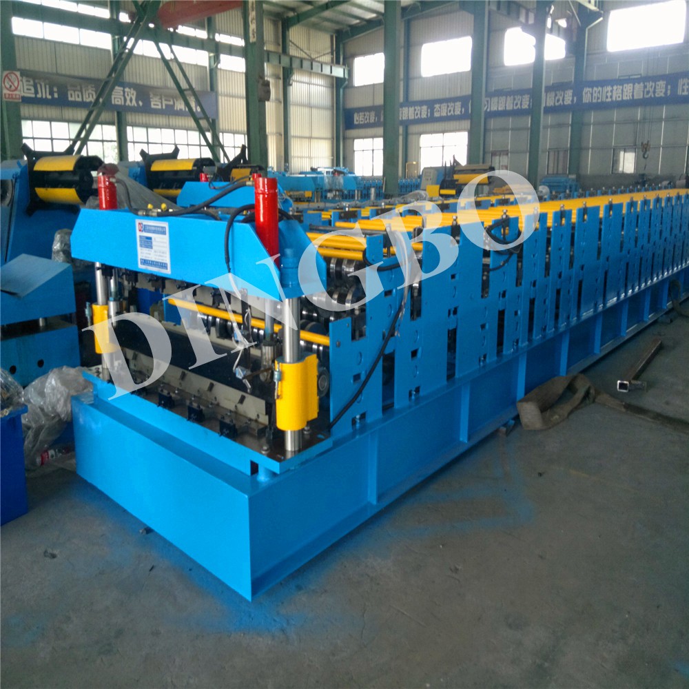 5.5Kw Metal Roofing Forming Machine with PLC control box