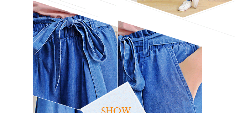 100% Lyocell new designs photos wide leg ladies pants women bell-bottom jeans